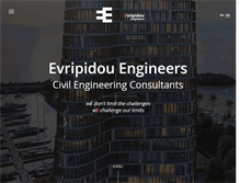 Tablet Screenshot of evripidou-engineers.com